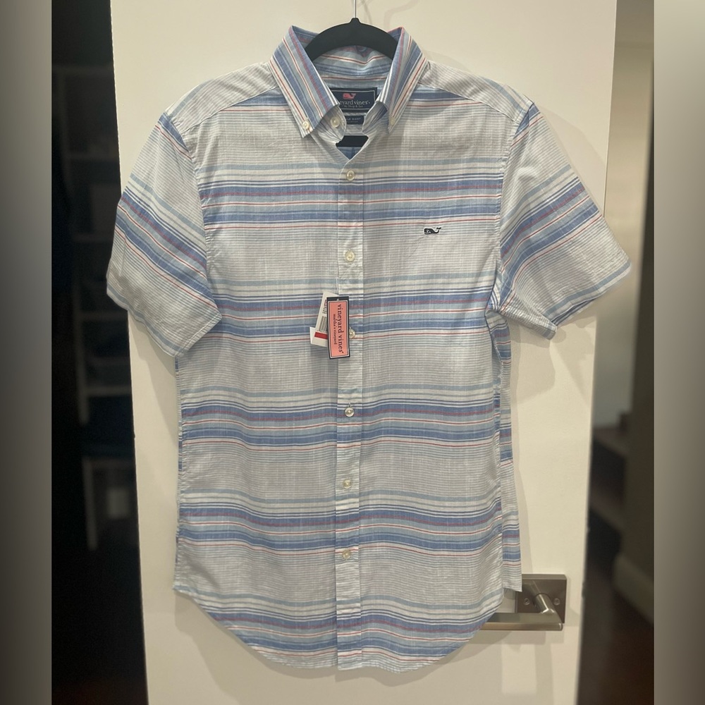 Vineyard Vines Mens Short Sleeve Button-Down XS